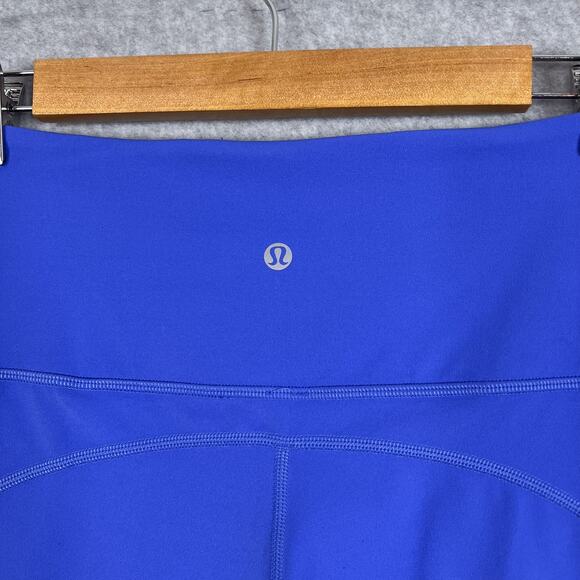Lululemon Wild Indigo Groove Super High Rise Flared Pant Nulu Size 6 - Picture 8 of 9